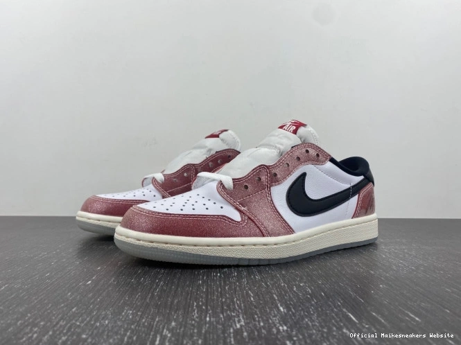 Official Maikesneakers AIR 'RED 1 JORDAN FN0432-017 BLACK' X TROPHY LOW ROOM OG 0712